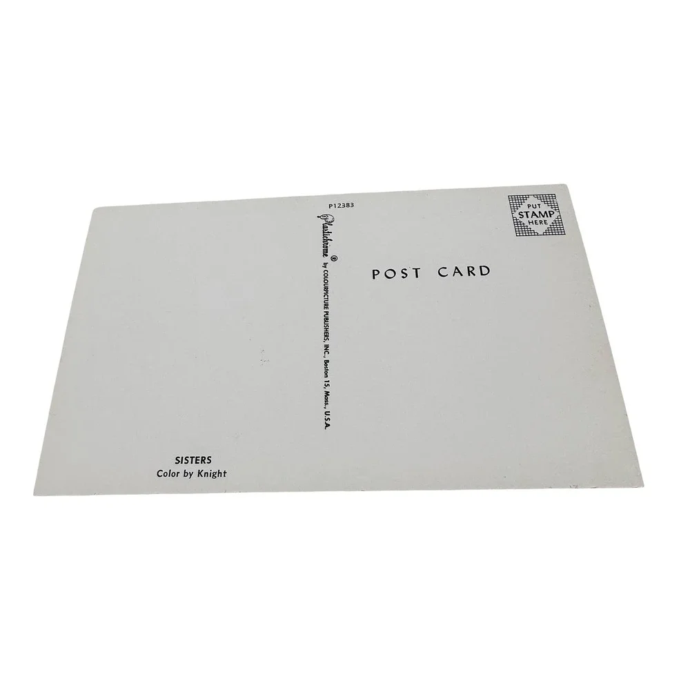 Plastichrome vintage postcard